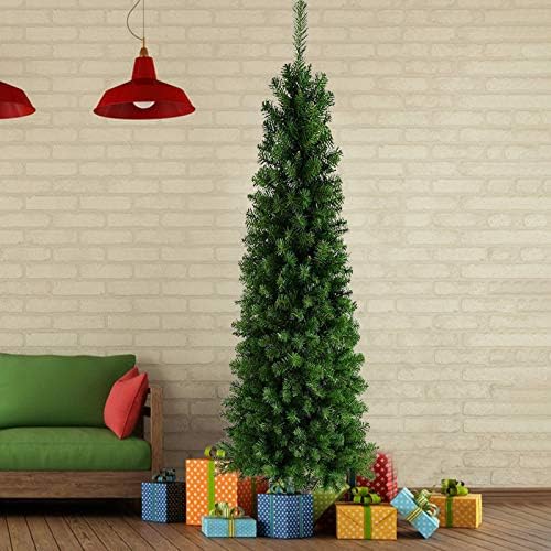 עץ חג המולד מלאכותי של Realdo בעצי עץ אשוח צירים 7.5 רגל עץ עץ אורן ביתי עם עמדת מתכת מתקפלת