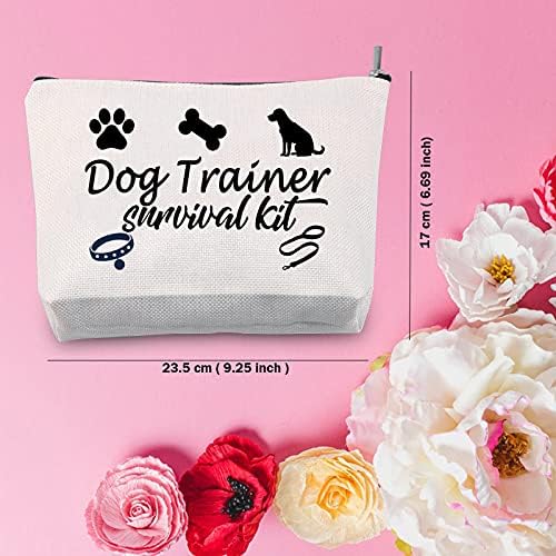TSOTMO מאמן כלבים אילוף מתנה מאמן כלבים מתנות מתנות מאמן כלבים תיק קוסמטי תודה מתנה למאמן כלבים מתנה תיק איפור חובב כלבים