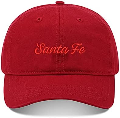 כובעי בייסבול לגברים של קסיויבאי סנטה פה עיר ננומטר רקום כותנה שטופה כובע אבא