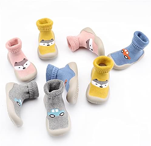 נעלי סנדלי פעוטות של IKFIVQD נעלי תינוקות מקורה קריקטורה רכה הולכי ראשונים רכים נעליות אלסטיות מזדמנים מתנה לילדים