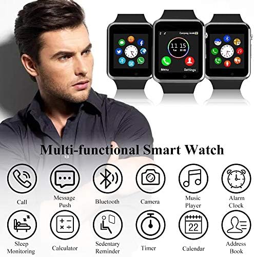 AIMION WATCH SMART, ONDLED SMART WHATCH תואם Bluetooth/Android מסך מגע מסך מגע שיחה טקסט