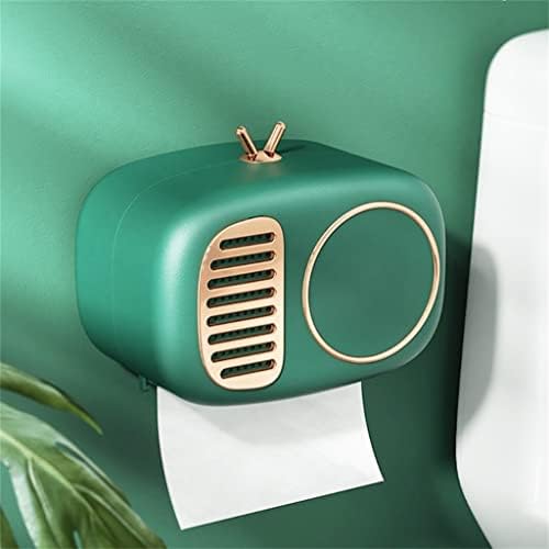 מחזיק נייר טואלט רדיו מחזיק נייר נייר אחסון קופסת קופסת רקמות קיר רכוב על מכשיר רקמות אביזרי אמבטיה