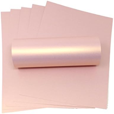 סינטגו א4 נייר רוז זהב פניני שימר דקורטיבי 120 גרם / 32 פאונד בונד דו צדדי נייר מלאי