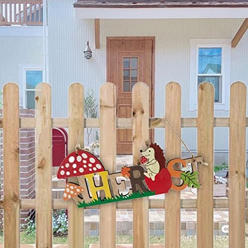 עץ מלאכת תליון יצירתי בעלי החיים קיפוד קריקטורה עיצוב הבית תליית חתונות מסיבות בית גן קישוטי נייר חג המולד קישוטים לבית