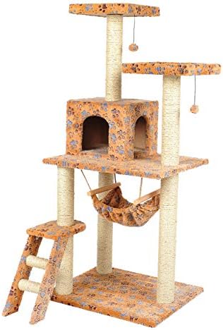 רב רמת אלגנטי סקסי חתול עץ-חתול חתלתול גרוד עם חבל וערסל חיות מחמד לשחק מגדל בית 5848134 סמ