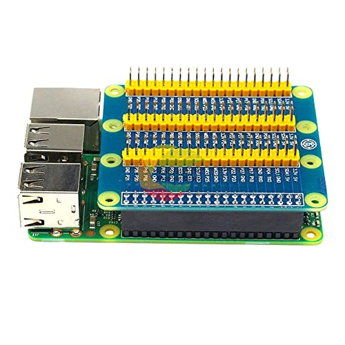 Raspberry Pi 4 דגם B GPIO לוח סיומת 3 x 40 PIN מודול צלחת מתאם GPIO עבור Raspberry Pi 3 3B פלוס 2B עבור כתום pi