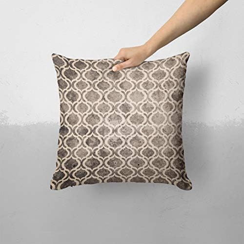 IIROV שחור לבן גראנג 'בועה דפוס מורוקאן - עיצוב בית דקורטיבי בהתאמה אישית מכסה כרית כרית מקורה או חיצוני בתוספת כרית לספה, מיטה או ספה