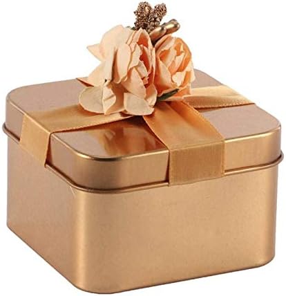 קופסת מתנה דקורטיבית של NC, ריבוע עגול בצורת לב מעודן לחתונה קופסת מתנה ליום הולדת