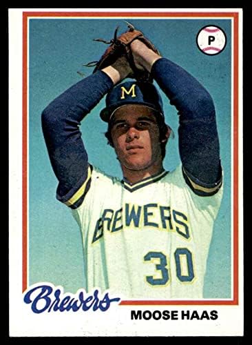 1978 Topps 649 Moose Haas Milwaukee Brewers VG/Ex Brewers
