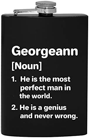 הגדרת ג ' ורג ' אן הגבר המושלם ביותר - בקבוק אלכוהול לשתיית ירך 8 עוז