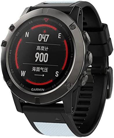 FACDEM 26 22 ממ סיליקון מהיר שחרור מהיר רצועות רצועות עבור Garmin Fenix ​​6x 6 Pro Watch Smart Watch Easyfit Band Frest 5 5x Plus 3HR צמיד