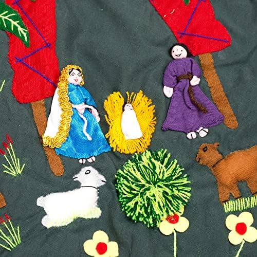 חג המולד של נוביקה מגיע חצאית עץ עץ תערובת כותנה