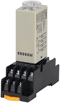 CNHKAU H3Y-4 POWER-ON עיכוב ידית סיבוב 1S/5S/10S/30S/60S/3M/5M/10M/30M TIMER TIME RELAY AC 110V 220V 380V 14 PIN עם בסיס PYF14A