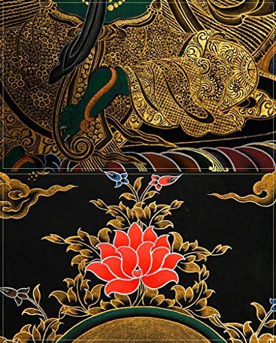 טיבט טיבטי טנגקה טנגקה בודהה בודהיסטי אמנות ת ' אנקה מינרלים ציור 084