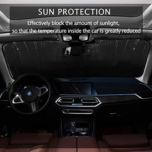 Oarencol דביבון מכונית נהיגה משמשה קדמית צל שמש מצחיק מוזיקת ​​בעלי חיים מצחיקה UV ריי סאן מגן מגן מגן שמש כדי לשמור על קירור הרכב שלך