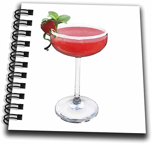 3 משקאות גרפיים של רוז בוהם-משקה אלכוהולי של דאקירי תות-ספרי ציור