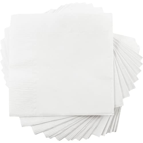 מפיות קוקטייל לבן 1 רובדיות- חבילה של 1,000CT