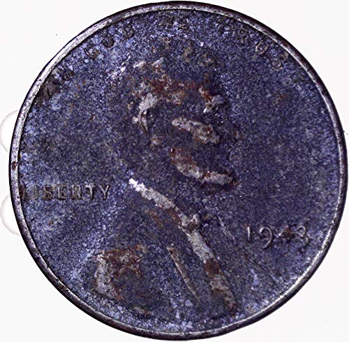 1943 פלדה לינקולן חיטה סנט 1 סי הוגן