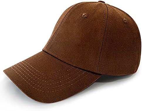 כובע בייסבול לשני המינים דישיקסיאו, כובע אבא כותנה רגיל רצועה אחורית מתכווננת פרופיל נמוך כובע בייסבול אריג