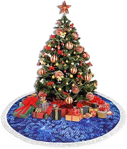 חצאית עץ חג המולד של דגי הליצן, לקישוט הבית של חג המולד לחג 36
