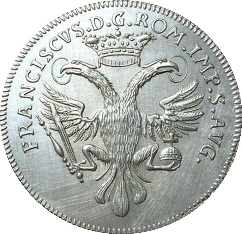 1748 מטבעות צרפתים נחושת טהורה מצופה מכסף עתיק כסף מטבעות מלאות מלאות יכולת יכולות לנשוף