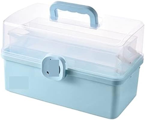 טאוף אחסון טוטס פלסטיק שכבה רפואת קופסות אחסון תיבת גדול קיבולת מגירה ושונות ארגונית מתקפל רפואת חזה אחסון ערכת עזרה ראשונה