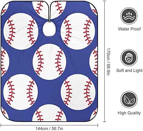 Vantaso Baseball Barber Barber Leab for Meen נשים מקצועיות לילדים, תספורת גדולה במיוחד סינר סינר סלון שיער חיתוך מספרה בד XL Capes