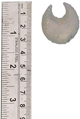 ריפוי ברכה אבן אופוליט טבעית טבעית טבעית בעבודת יד ראש חץ 1 עד 1.5 אינץ '
