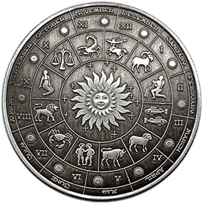 מטבעות מתכת של Bestoyard וינטג '12 קונסטלציות מטבע עתיק עתיקות מטבע זיכרון מטבע מטבע מטבע מטבע מטבע מלאכת מטבעות מתנות מזכרת מטבעות ברונזה עתיקות