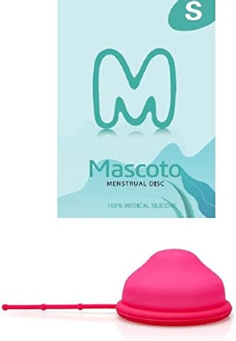 Mascoto TM דיסק ווסת דור חדש עם חוט סיליקון, כוס כושר שטוח, סיליקון ברמה רפואית, לשימוש חוזר, רזה עלי כותרת ואולטרה נוח