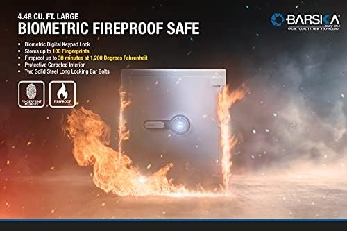 ברסקה דיגיטלי ביומטרי חסין אש אבטחה בטוח עם ארוך ברגי נעילה