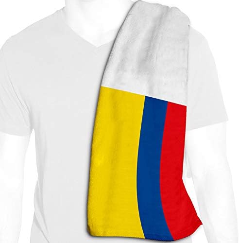 ExpressItbest Microfiber מגבת קירור - 12in x 36in - דגל קולומביה - דגל קולומביה