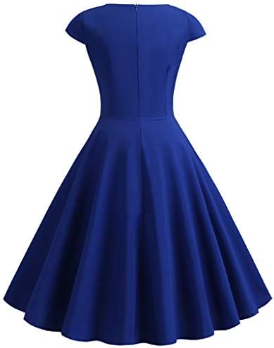 שמלת נדנדה של נשים עטיפת נשים 50s שמלות רוקבילי וינטגיות צבעוניות רטרו רטרו שנות ה -50 שמלות מסיבת קוקטייל משובצות