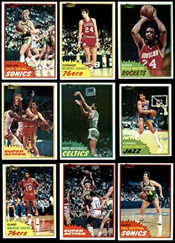 1981-82 Topps Basketball כמעט Set Master Set NM