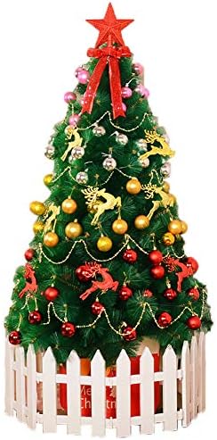 Yumuo Artificial Pine Seendle עץ חג המולד, פרימיום יוקרה חג המולד אורן עץ עץ חג מולד קישוטי עצי חג המולד וקישוטים-D 150 סמ