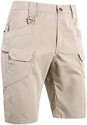 מכנסי מטען לגברים אופנה אופנה מרובי כיסים רוכסן מכנסיים קצרים כפתור טקטי 2023 מכנסי קיץ טיולים דיג מכנסיים קצרים