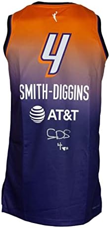 Skylar Diggins -Smith חתמה על פיניקס מרקורי נייקי WNBA כדורסל ג'רזי קנאים - כדורסל במכללות עם חתימה