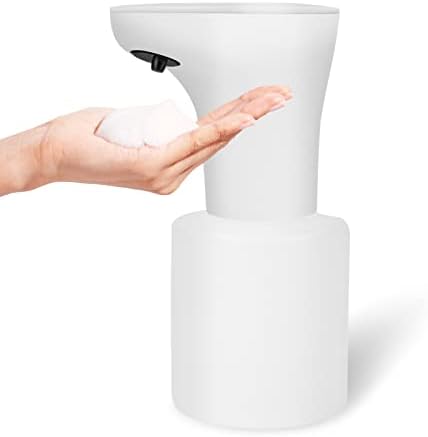 מתקן סבון אוטומטי של IBath, מתקן סבון מקציף חיישן, מתאים לחדרי אמבטיה, מטבחים, משרדים, בקבוקי נוזלים 250 מל 8.8oz, IPX7 אטום מים