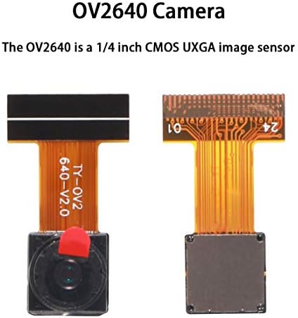מודול מצלמה של Aokin ESP32-CAM, לוח פיתוח ESP32 WIFI ו- Bluetooth עם מצלמת OV2640 2MP עבור Arduino, 1 PCS