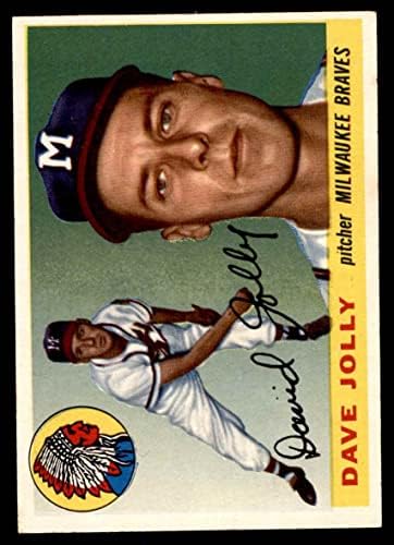1955 טופס בייסבול 35 דייב ג'ולי מצוין על ידי כרטיסי מיקיס