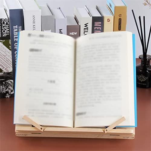 ספרים מתקפלים של MHYFC עמדת זווית עץ מתכווננת ספרייה מתכווננת תמיכה במחשב טאבלט מדף ספרים