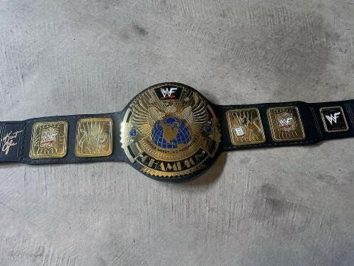 Kurt Angy חתימה חתומה WWE Bare Eagle World Champion Belt