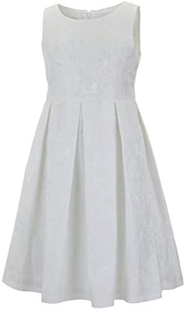 אמה ריילי בנות פרח שמלה ללא שרוולים סאטן שמלות, מסיבה / חתונה