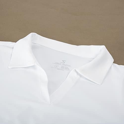 חולצות גולף לנשים של ג'ק סמית 'UPF 50+ חולצת פולו יבש מהירה משקל קלה
