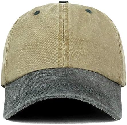 טרנדי הלבשה חנות נמוך פרופיל לא מובנה פיגמנט צבוע שני טון בייסבול כובע