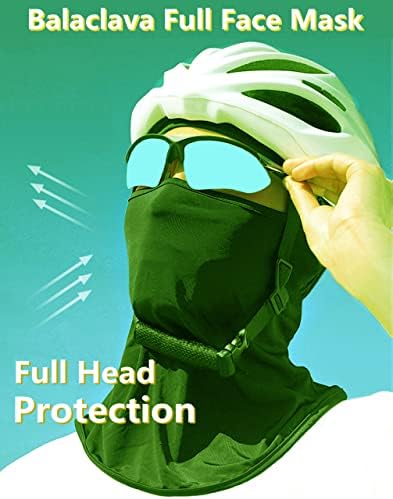 מסכת ראש סקי מסכת ראש סקי מסיכת פנים מלאה מכסה פנים אטום לרוח שמש הגנת UV הגנת צעיף גברים נשים חיצוניות ספורט כובע רכיבה על אופניים