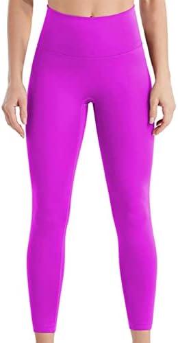 מכנסי ספורט לנשים הרמת הירך חותלות המריצות יוגה במכנסיים בצבע אחיד מכנסי ספורט מותניים גבוהים מכנסי טרנינג ספורט.