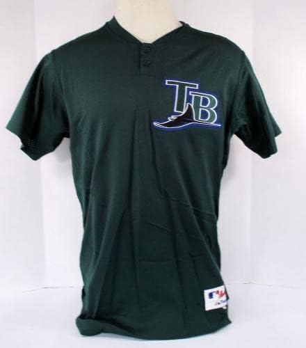 2001-02 טמפה מפרץ השטן רייס ביל אברס 64 משחק הונפק ג'רזי ירוק BP ST 6704 - משחק משומש גופיות MLB