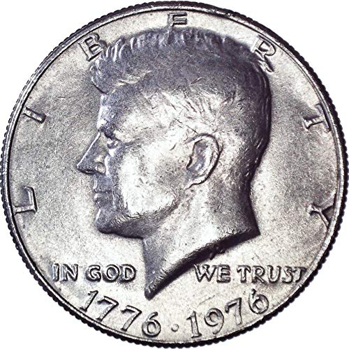 1976 קנדי ​​חצי דולר 50C על לא מחולק