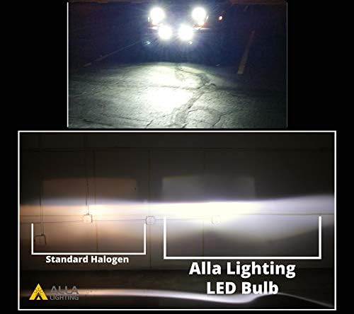תאורת אללה 8000LM H4 HB2 9003 LED פנסי נורות נורות החלפה סופר בהירה במיוחד לאופנועים, מכוניות, משאיות, 6500K קסנון לבן